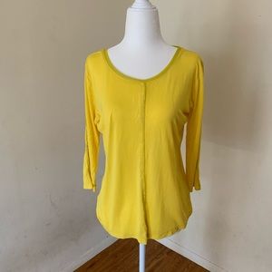 Calvin Klein Yellow Cotton Top
